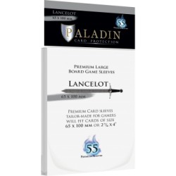 Sachet de 55 protèges cartes Premium Paladin - Lancelot - Large 65x100mm