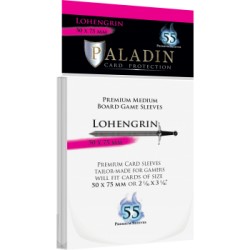Sachet de 55 protèges cartes Premium Paladin - Lohengrin - Medium 50x75mm