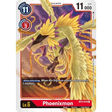 BT1-019 Phoenixmon Digimon Card Game