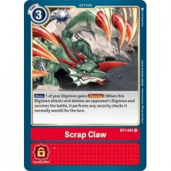 BT1-091 Scrap Claw Digimon Card Game