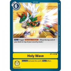 BT1-107 Holy Wave Digimon Card Game