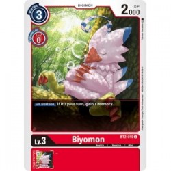 BT2-010 Biyomon Digimon Card Game
