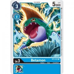 BT2-022 Betamon Digimon Card Game