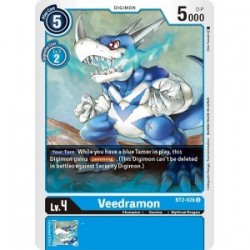BT2-026 Veedramon Digimon Card Game