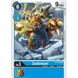 BT2-027 Zudomon Digimon Card Game