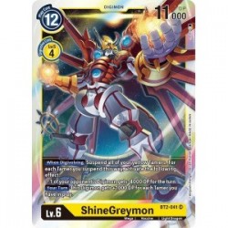 BT2-041 ShineGreymon Digimon Card Game