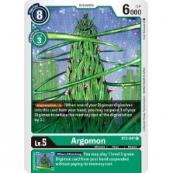 BT2-047 Argomon Digimon Card Game