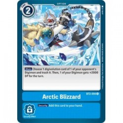BT2-094 Artic Blizzard Digimon Card Game