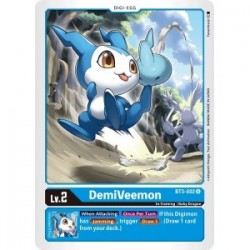 BT3-002 DemiVeemon Digimon Card Game