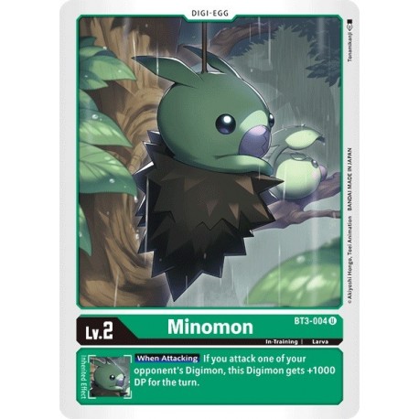 BT3-004 Minomon Digimon Card Game
