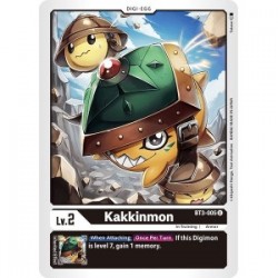 BT3-005 Kakkinmon Digimon Card Game