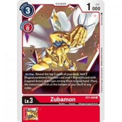 BT3-008 Zubamon Digimon Card Game