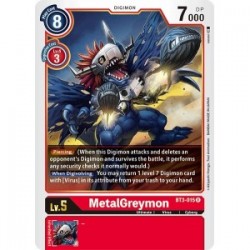 BT3-015 MetalGreymon Digimon Card Game