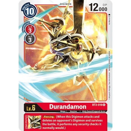 BT3-016 Durandamon Digimon Card Game