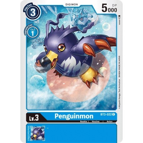 BT3-022 Penguinmon Digimon Card Game