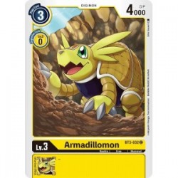 BT3-032 Armadillomon Digimon Card Game