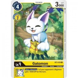 BT3-035 Gatomon Digimon Card Game
