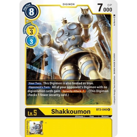 BT3-040 Shakkoumon Digimon Card Game