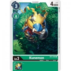 BT3-045 Kunemon Digimon Card Game