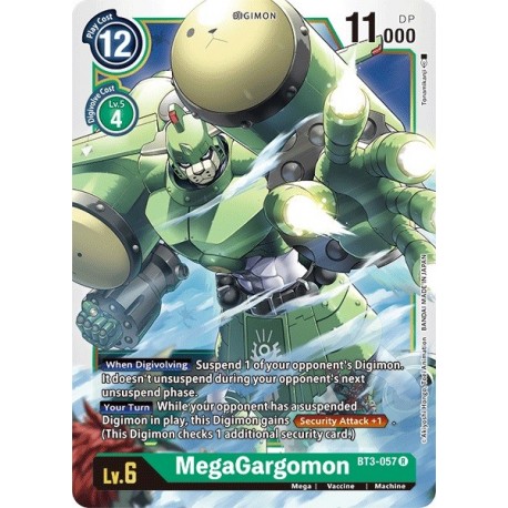 BT3-057 MegaGargomon Digimon Card Game