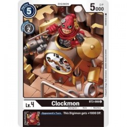 BT3-066 Clockmon Digimon Card Game