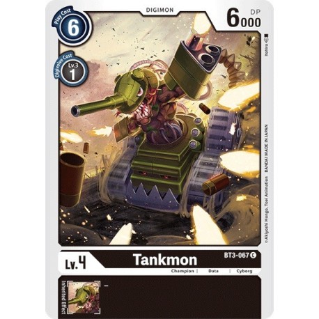 BT3-067 Tankmon Digimon Card Game
