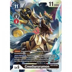 BT3-073 CresGarurumon Digimon Card Game