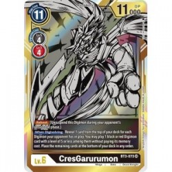 BT3-073 CresGarurumon ( Art Alternatif ) Digimon Card Game