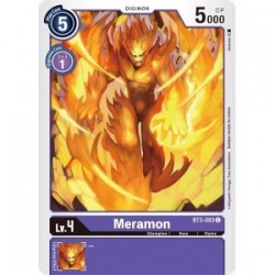BT3-083 Meramon Digimon Card Game