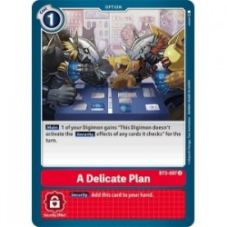 BT3-097 A Delicate Plan Digimon Card Game