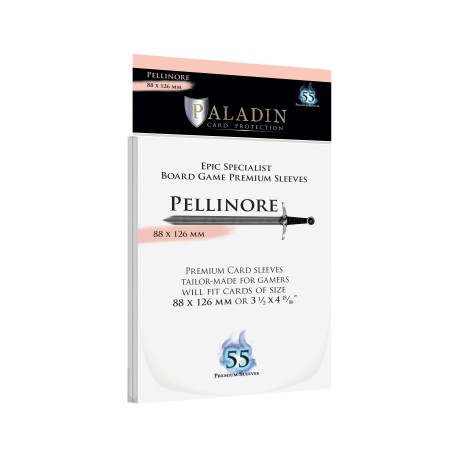Sachet de 55 protèges cartes Premium Paladin - Pellinore - Epic Specialist 88x126mm