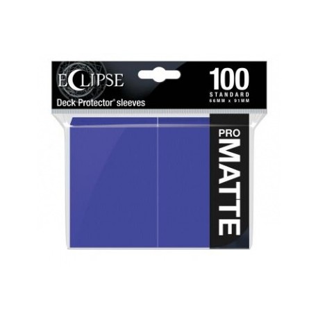 100 Protèges Cartes Pro Matte Eclipse Violet Royal Standard Deck - Ultra Pro