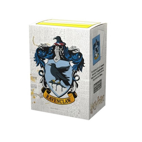 100 Protèges cartes WizardingWorld - Ravenclaw - Matte Art Sleeves Dragon Shield
