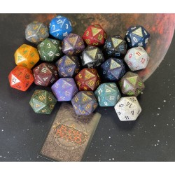Dés Grand Format D20 Jumbo Speckled 34mm - Chessex