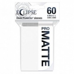 60 Protèges Cartes Pro Matte Eclipse Small - Blanc Artique - Ultra Pro