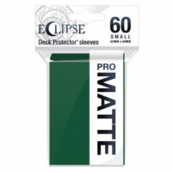 60 Protèges Cartes Pro Matte Eclipse Small - Vert Forêt - Ultra Pro