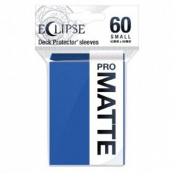 60 Protèges Cartes Pro Matte Eclipse Small - Bleu Pacifique - Ultra Pro