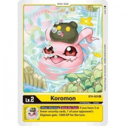 BT4-003 Koromon Digimon Card Game TCG
