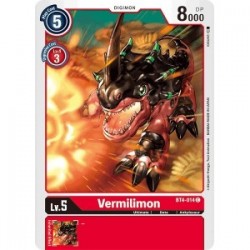 BT4-014 Vermilion Digimon Card Game TCG