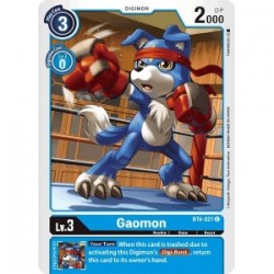 BT4-021 Gaomon Digimon Card Game TCG