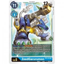 BT4-033 ZeedGarurumon Digimon Card Game TCG