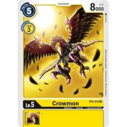 BT4-043 Crowmon Digimon Card Game TCG