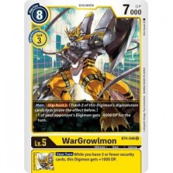BT4-046 WarGrowlmon Digimon Card Game TCG