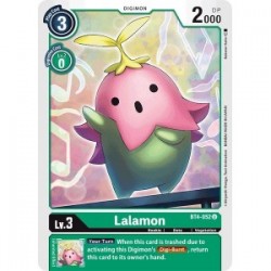 BT4-052 Lalamon Digimon Card Game TCG