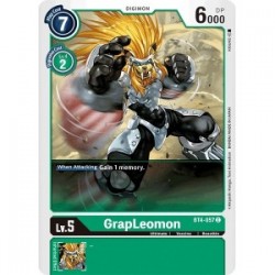 BT4-057 GrapLeomon Digimon Card Game TCG