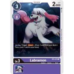 BT4-079 Labramon Digimon Card Game TCG