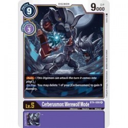BT4-086 Cerberusmon : Werewolf Mode Digimon Card Game TCG