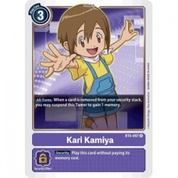 BT4-097 Kari Kamiya Digimon Card Game TCG