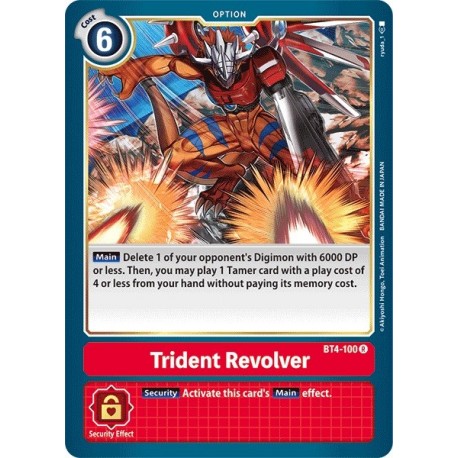 BT4-100 Trident Revolver Digimon Card Game TCG
