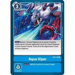 BT4-102 Aqua Viper Digimon Card Game TCG